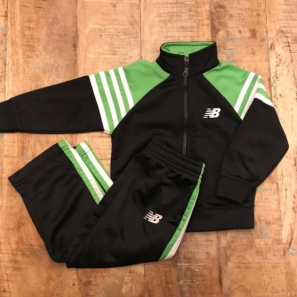 New Balance Black Green Track Suit 24 M 